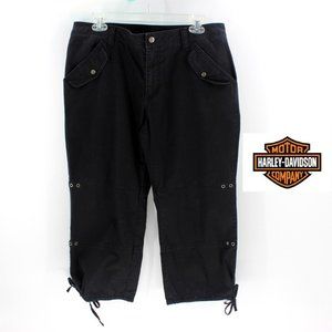 Harley Davidson black size 12 capris